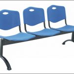 Silla tandem plástica 01